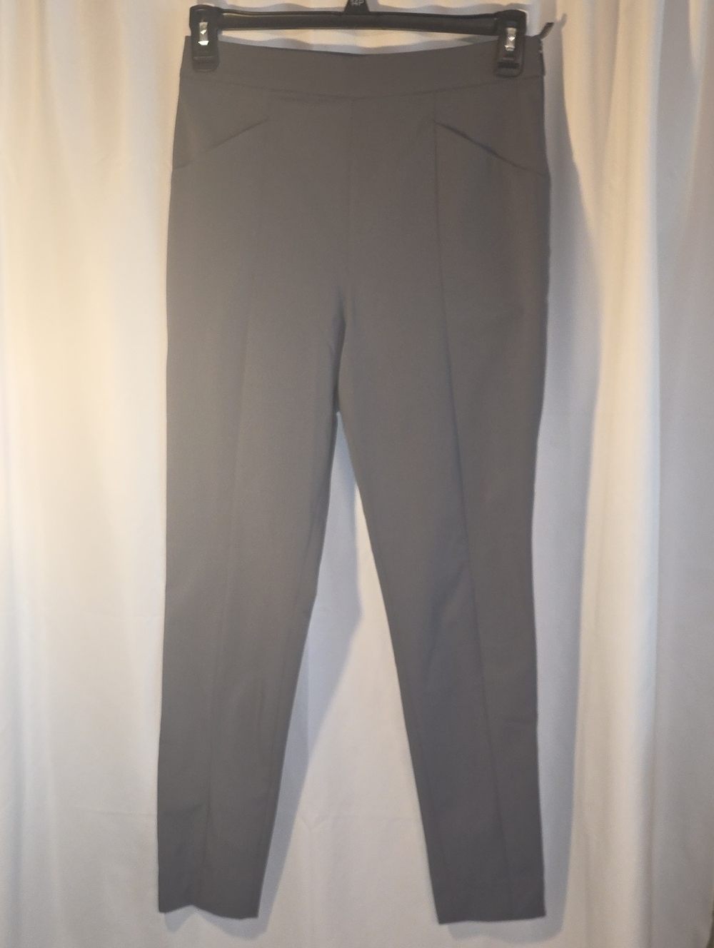 Emporio Armani Straight-Leg Gray Trousers Size 44 EU Mesurements On The Pictures